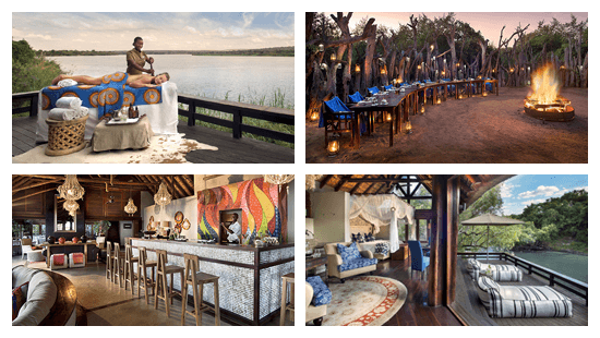 Royal Chundu --Island Lodge e River Lodge-- perto de Victoria Falls