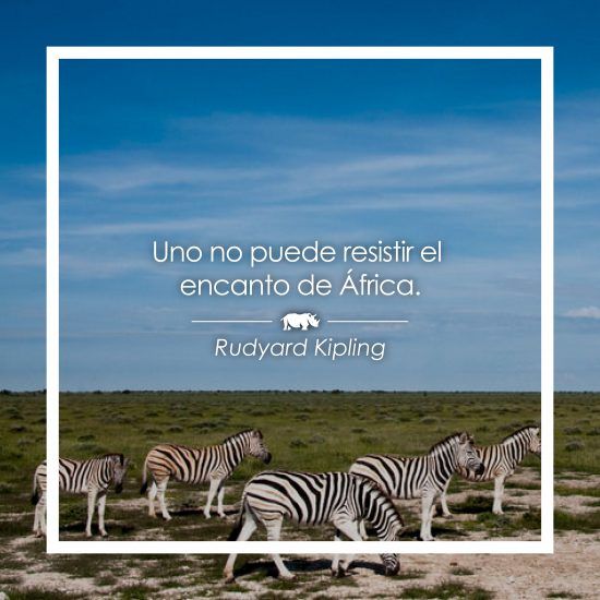 Frase sobre África de Rudyard Kipling