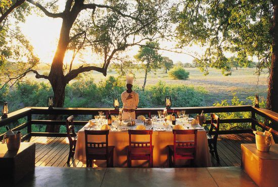 Breakfast with a view at Sabi Sabi Selati Camp