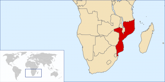 Map of Mozambique