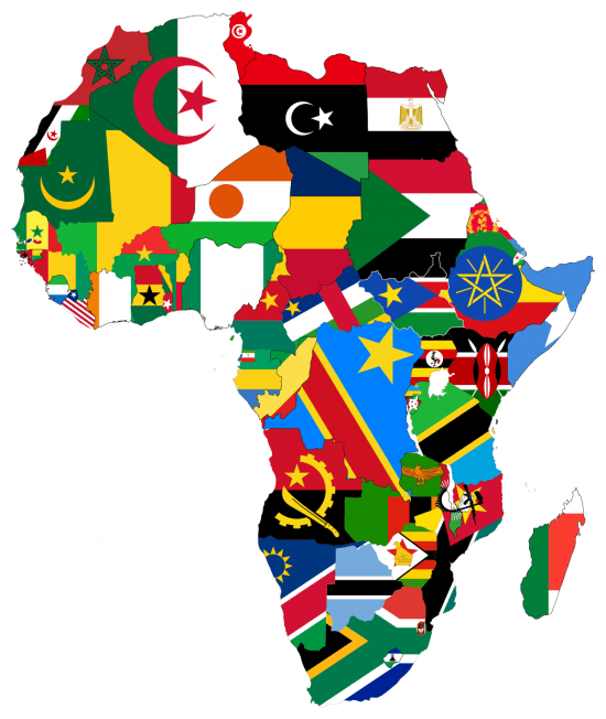 flagsmap africa