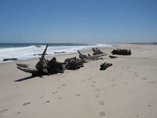 Skelettküste in Namibia