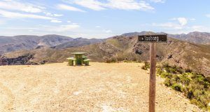 Area semidesértica en Karoo, Sudáfrica