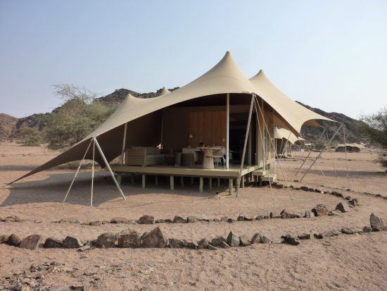 Hoanib Skeleton Coast camp in Namibia