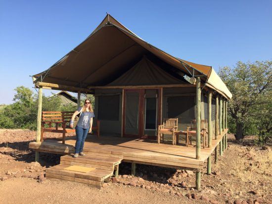 Desert Rhino Camp in Namibia