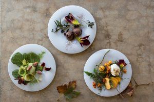 Plats gourmets et colorés au restaurant Babel chez Babylonstoren.