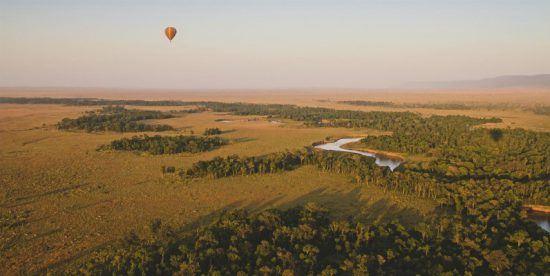 Hot air balloon rides in Kenya