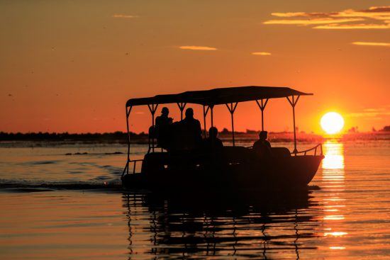 Sonnenuntergang Fluss