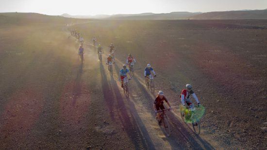 Fahrer des Rennens im Damaraland