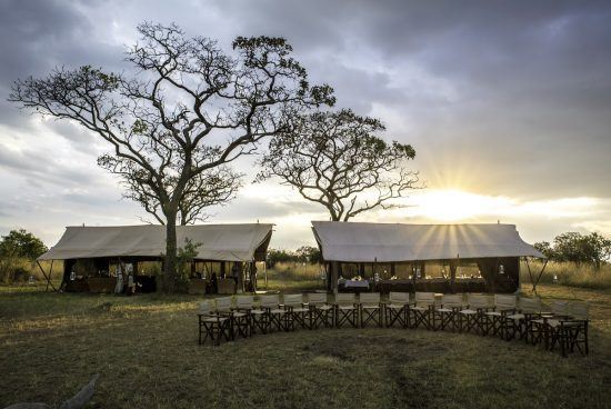 Serengeti Under Canvas communal tents