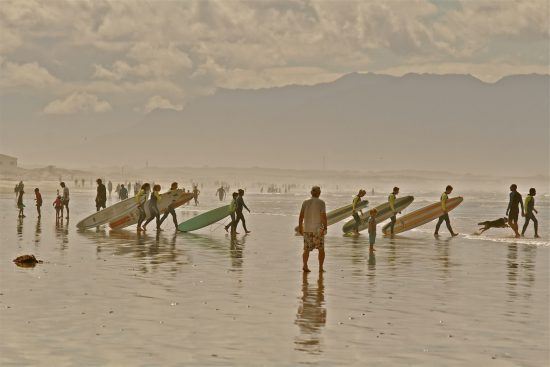 Surfer in Muizenberg