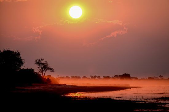 Sonnenuntergang an der Küste