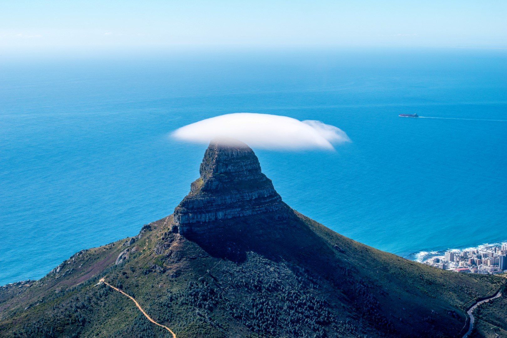 Randonnées à Cape Town : Lion's head.