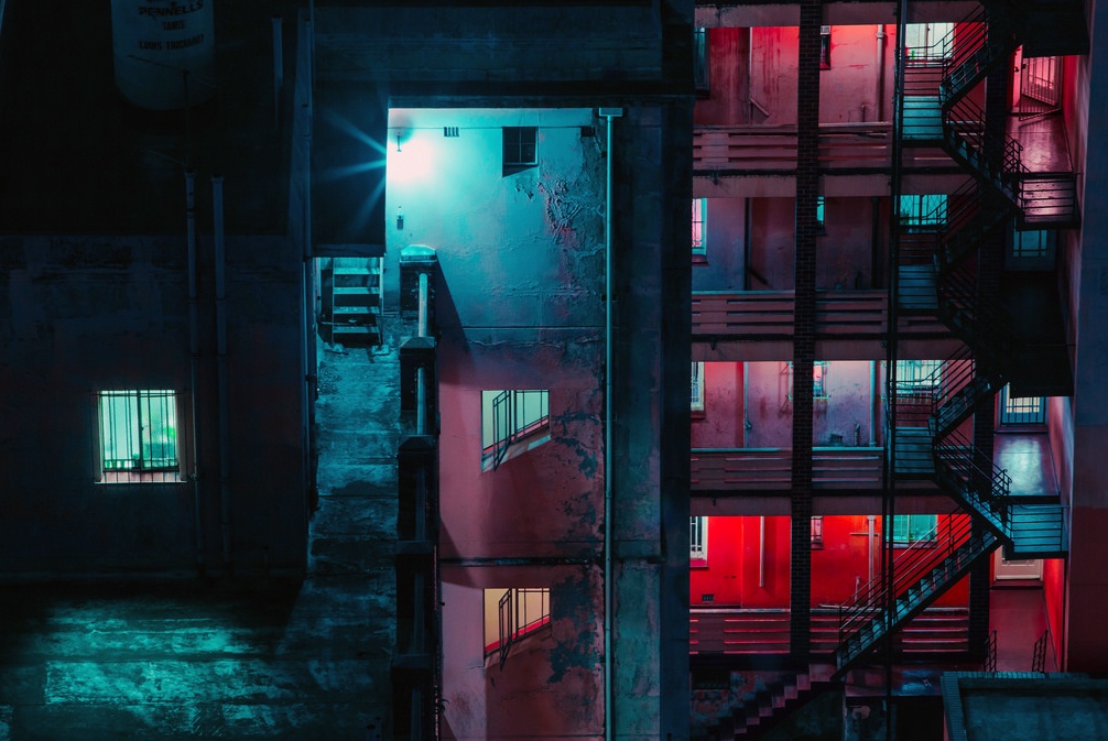 Prédio em Joanesburgo fotografado por Elsa Bleda