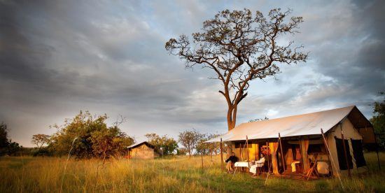 Serengeti Camp, acomodação no Serengeti National Park, Tanzânia