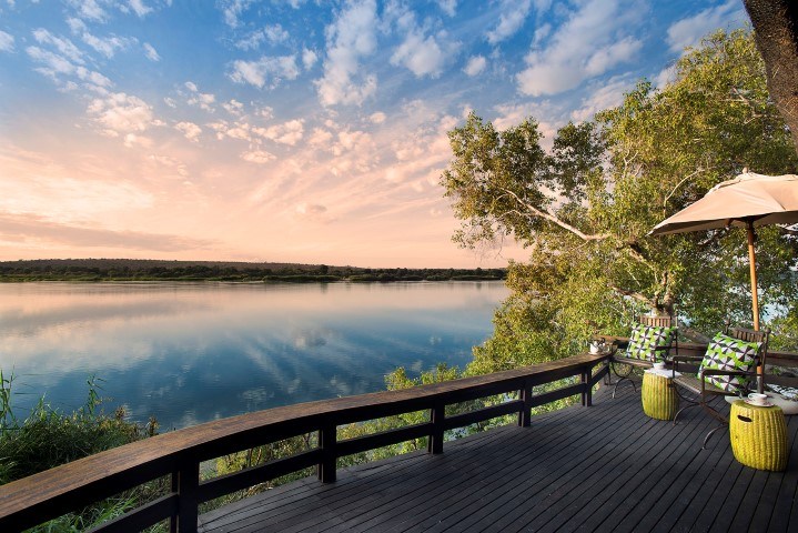 Panoramic views of the Zambezi River