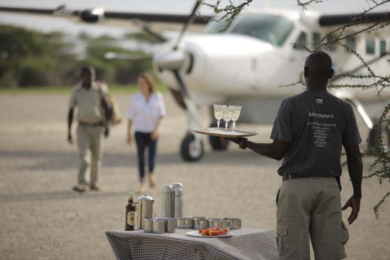 airstrip transfer to serengeti under canvas after your flight