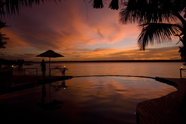 Sonnenunterhang Inhambane Küste