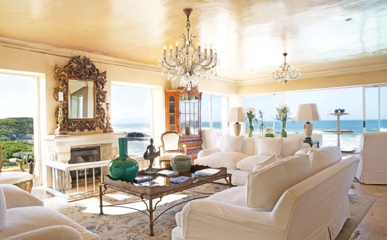 Das helle, luxuriöse Interieur des Birkenhead House in Hermanus