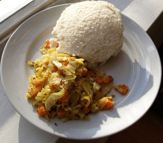 Ugali Nationalgericht Tansania