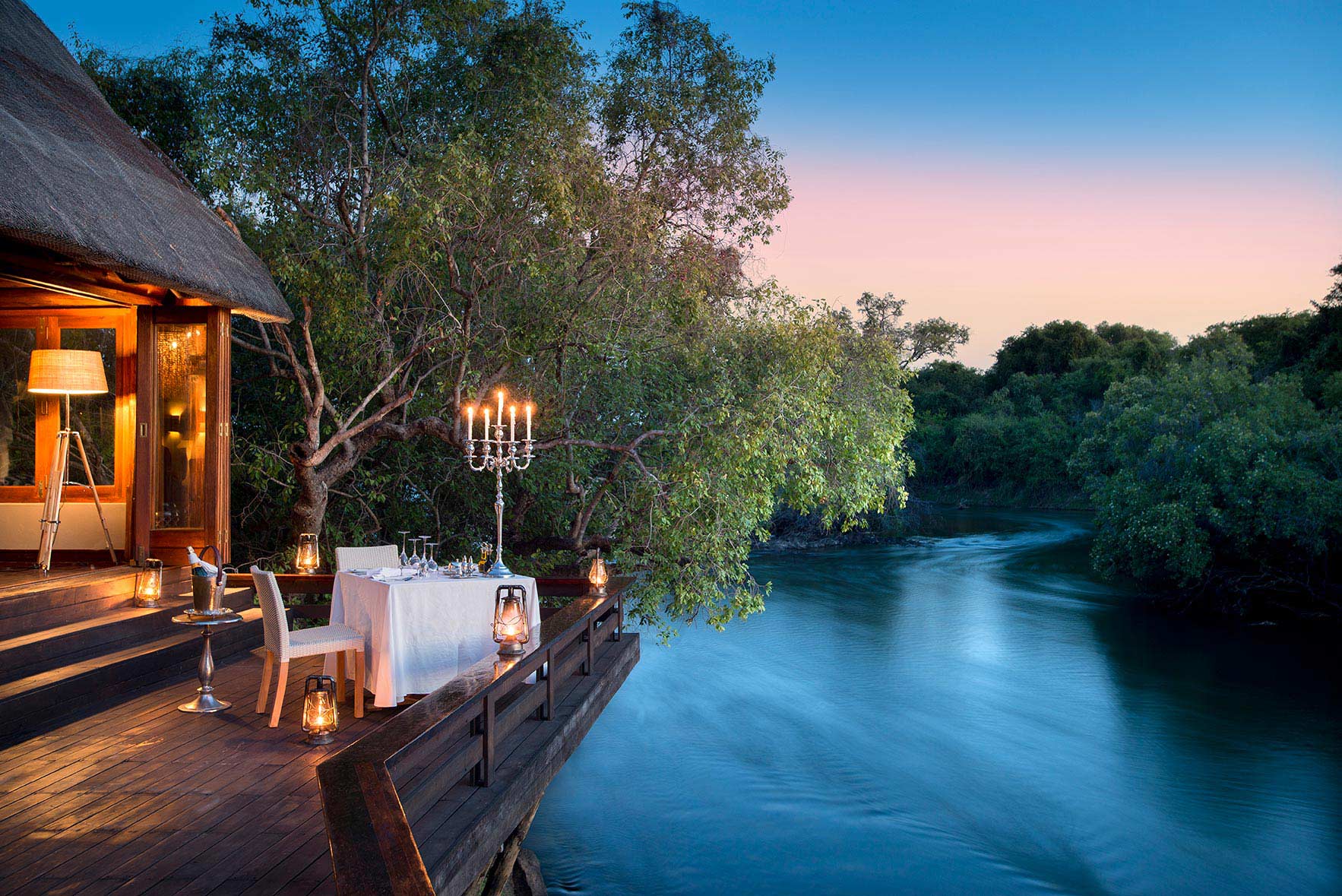 Royal Chundu in Zambia offers luxury Victoria Falls accommodation