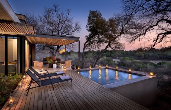 Ivory Suite Deck and Pool Area - Lion Sands Lodge