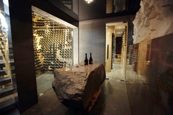 Adega de Champagne de Ellerman House.