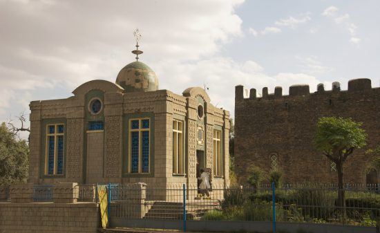 Außenansicht der Chapel of the Tablet in Aksum