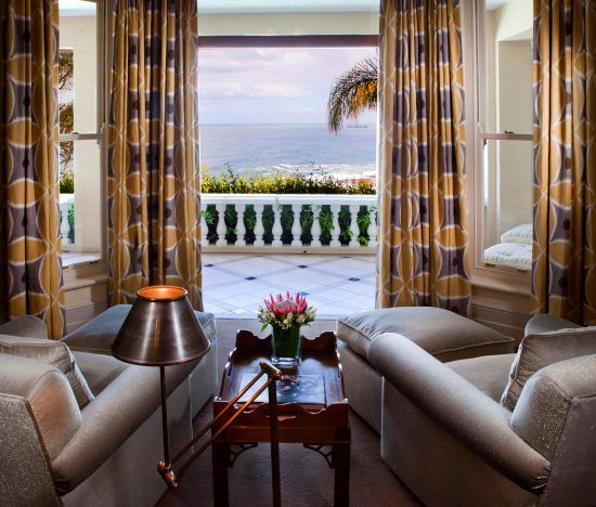 The comfortable interior of a Ellerman House Suite