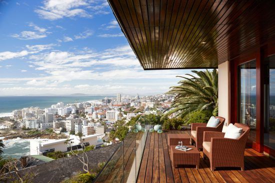 Vue panoramique de l'hôtel Ellerman House