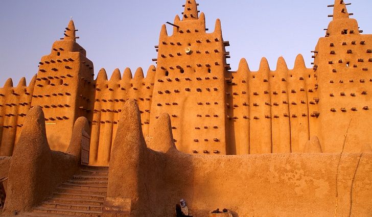 Eine antike Moschee in Timbuktu - einst Teil eines bedeutenden afrikanischen Königreichs