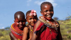 Enfants maasaï en Tanzanie