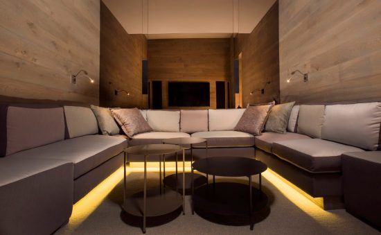 The private cinema of Ellerman House's second Villa.