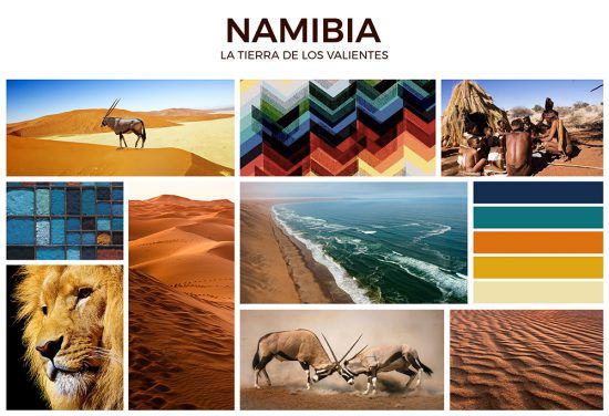 Moodboard de Namibia