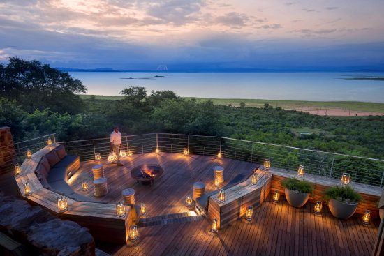 View over Lake Kariba from Bumi Hills