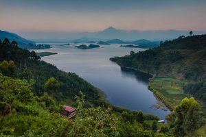 Vista panorámica de la Chameleon Hill, en Uganda