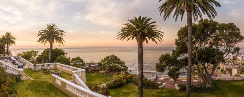 Sonnenuntergang im Ellerman House