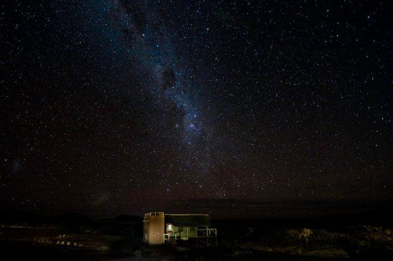 Assim que o sol se põe em Sossusvlei, as estrelas são mágicas - Kulala Desert Lodge