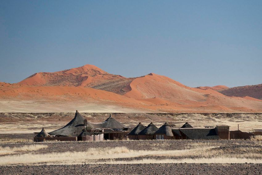 Traumhafter Blick von der Kulala Desert Lodge