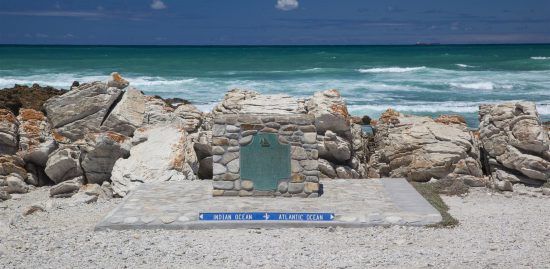 Señal del Cabo de las Agujas, en la Garden Route