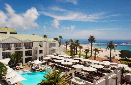 O Bay Hotel na Cidade do Cabo também é um dos lugares favoritos da família real para se hospedar na África.