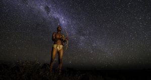 El cielo estrellado sobre Botsuana