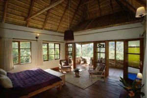 Zimmer der Bwindi Lodge