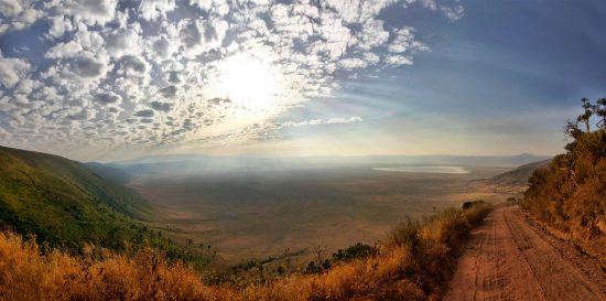 El crater del Ngorongoro, uno de los mejores lugares para avistar manadas de hienas