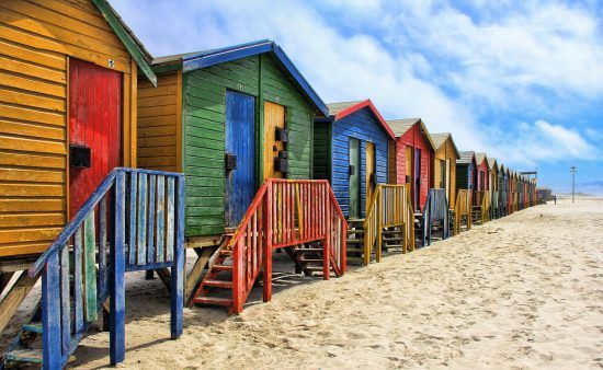 Las casetas de playa de Muizenberg, foto obligatoria