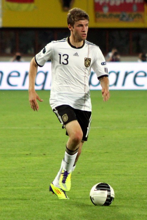 Thomas Müller im Trikot der deutschen Nationalmannschaft