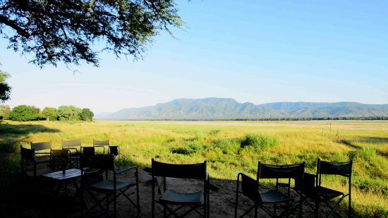 Seating over the Zambezi River