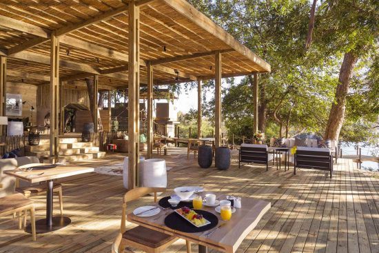 The lodge is about 30 minutes from the town of Victoria Falls 