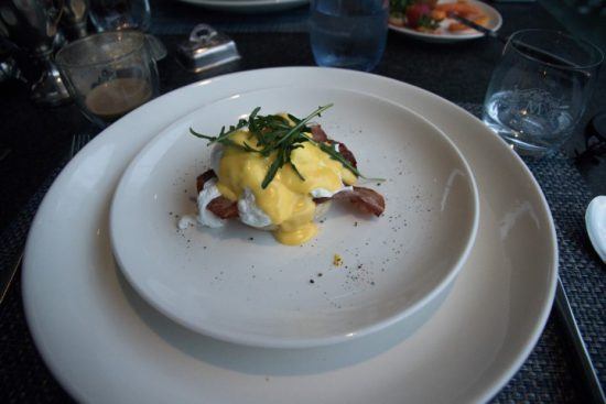 A plate of Eggs Benedict