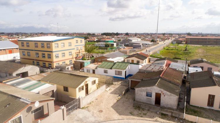 Khumbulani dans le township de Khayelitsha au Cap.